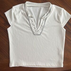 white top